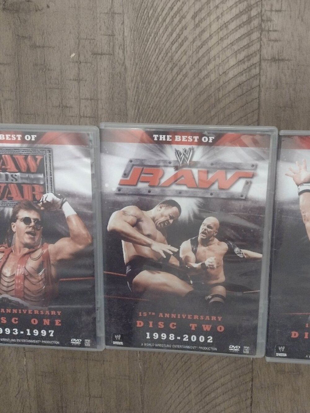WWE wrestling The best of Raw is War 15th Anniversary 1993-2008 3 disc set